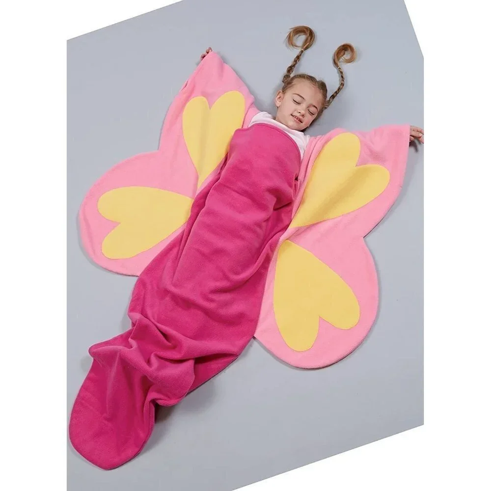 McCalls Sewing Pattern 7702‎ Blanket Child Butterfly Ice Cream Football